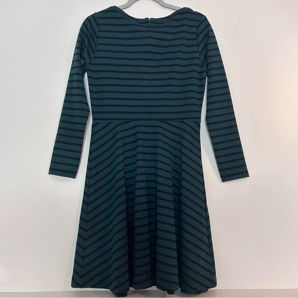 Old Navy Green & Black Striped Long Sleeve Short Dress - NWT - Size Small - Picture 3 of 7
